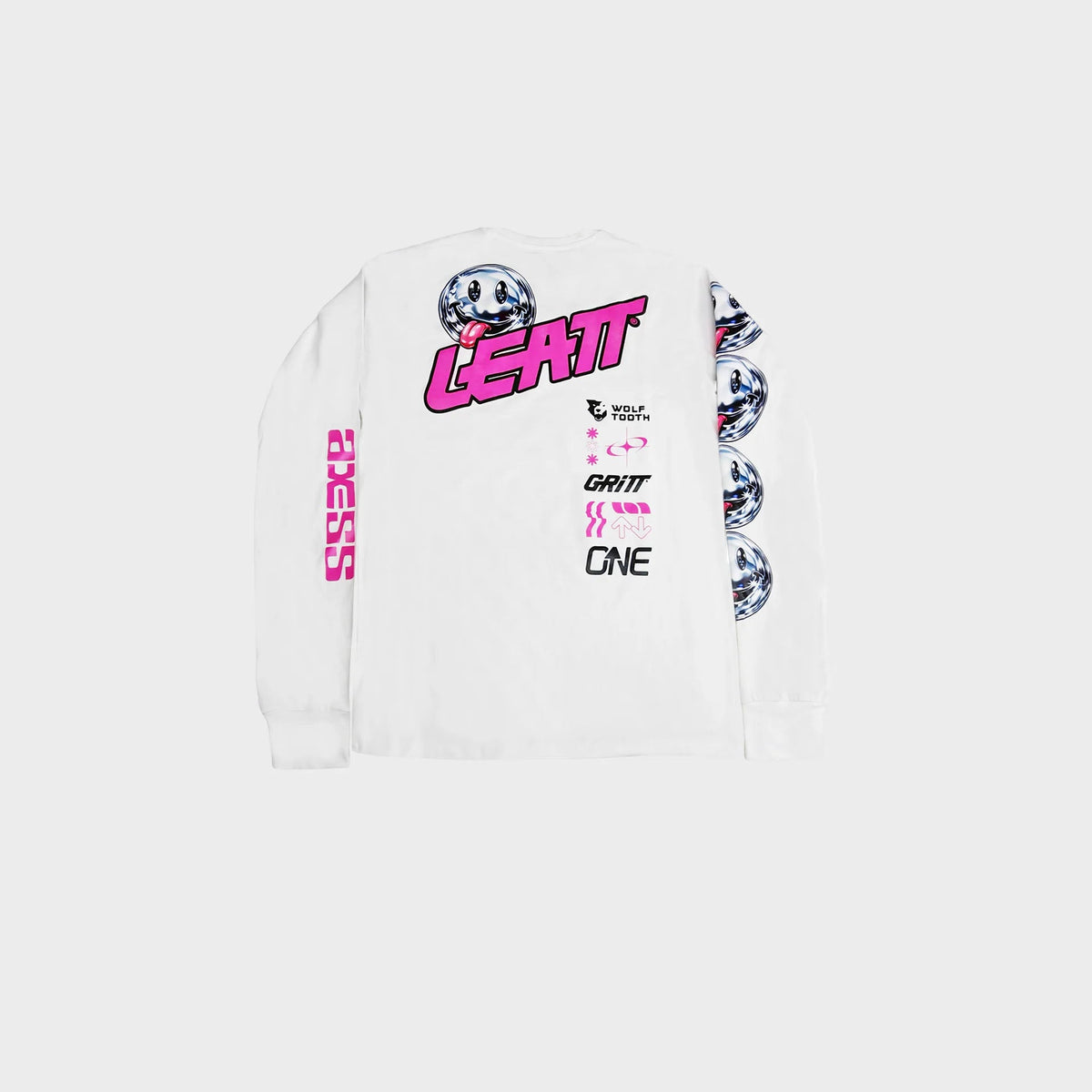 Camiseta Casual NAR Team Busy Manga Larga White