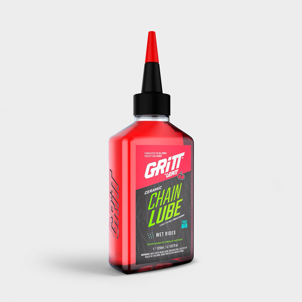 Lubricante cerámico para cadenas GRITT True BiO - Condiciones húmedas